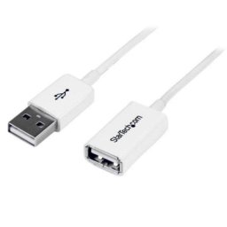 Cable de Extensión USB 2.0 StarTech USBEXTPAA3MW 3m Macho/Hembra Blanco