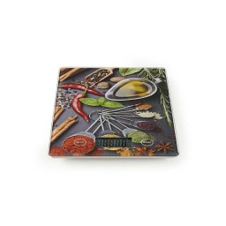 Báscula de cocina Nedis KASC113VA electrónica 5 kg multicolor vidrio