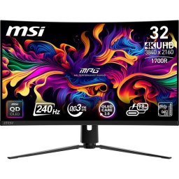 Monitor MSI MPG 321CURXDE 31,5" UltraHD 4K 240Hz QD-OLED HDR True Black 400 Ajustable en altura