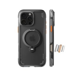 Torras Funda Ostand Spin Air Series Iphone 16 Pro Max Shadow Black