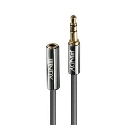 Cable de Audio 3.5mm Lindy 0.5m Antracita