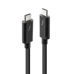 Cable Thunderbolt 3 Lindy 2 m Negro 20 Gbit/s 4096 x 2160