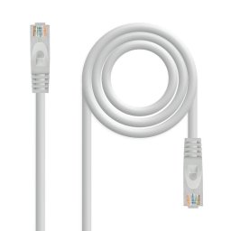 Cable de red Nanocable Latiguillo RJ45 LSZH CAT.6A UTP AWG24 30 cm Gris