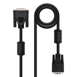 Cable DVI a VGA Nanocable 5 metros con conectores macho