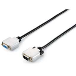 Cable VGA EQUIP 10 m Macho a Hembra Negro y Plata