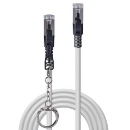 Cable de red Lindy 47603 Cat6a S/FTP 1,5 m Gris