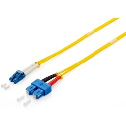 Cable de fibra óptica Equip 254331 1 m OS2 LC a SC amarillo