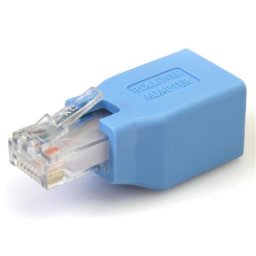 Adaptador Rollover Consola Cisco para Cable RJ45 Ethernet StarTech.com M/H Azul