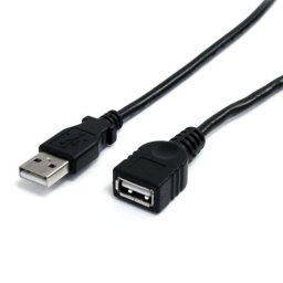Cable de Extensión USB 2.0 StarTech.com 1,8 m Macho a Hembra USB A Negro
