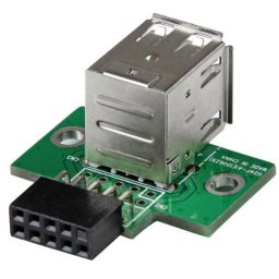 Adaptador Header USB 2 Puertos StarTech.com para Placa Base