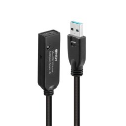 Cable USB Lindy 43376 10 m USB A a USB C 3.2 Gen 1 5 Gbit/s Negro