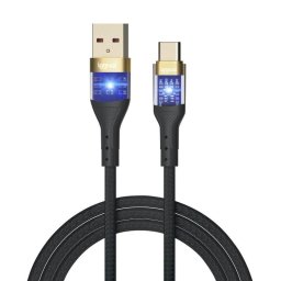 Cable USB-A a USB-C 3A 1 m Negro IGGUAL