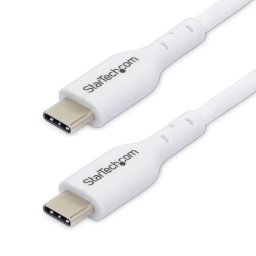 Cable USB-C a USB-C StarTech.com 3m 60W 3A USB 2.0 Blanco