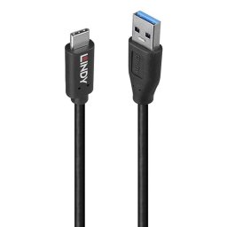 Cable USB Lindy 36970 0,5 m USB A a USB C 3.2 Gen 2 Negro