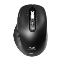 Ratón Port Designs BUSINESS Inalámbrico Bluetooth 3200 DPI Negro Recargable