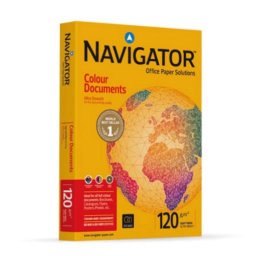 Papel A4 Navigator Colour Documents Mate 120 g/m² 250 hojas