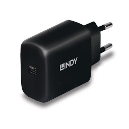 Cargador USB-C 65W Lindy Power Delivery 3.0 GaN Negro