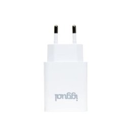 Cargador de Pared IGGUAL 1xUSB 5V/2.4A (12W) Universal Blanco