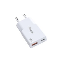 Cargador Móvil Universal EQUIP 245522 20W USB-C y USB-A Carga Rápida Power Delivery 3.0