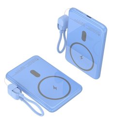 Power Bank Leotec Inalámbrico 5000mAh 20W Azul