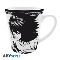 Taza ABYstyle Death Note 250 ml Cerámica Negra y Blanca