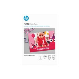 Papel Fotográfico HP Mate 10x15 cm 25 Hojas 180 g/m²