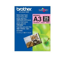 Papel para impresora Brother BP60MA3 A3 mate 25 hojas 145 g/m²
