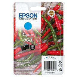 Cartucho de Tinta Epson 503 Cian Rendimiento Estándar Pack Individual