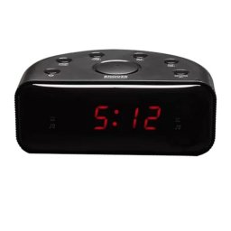 Reloj Despertador Denver CR-430 Analógico y Digital FM LED Negro