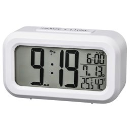 Reloj Despertador Digital Hama RC 660 LED Blanco con Radiocontrol