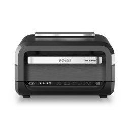 Freidora de Aire SOGO SS-10130 4L 1700W Negro con 10 Programas y Apagado Automático