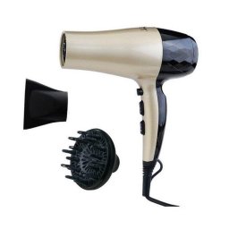 EDM Secador de Pelo Negro/Oro 2200W