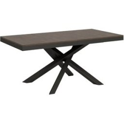 ITAMOBY Mesa extensible 180/284x90 cm Volantis Evolution nogal estructura et patas antracita