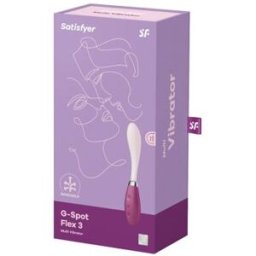 SATISFYER G-Spot Flex 3 Multi Vibrador Rojo 1ud