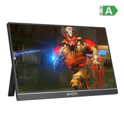 Monitor ARZOPA Z1FC 16,1" FullHD IPS 144Hz Portátil Altavoces Integrados HDR10 Soporte ajustable