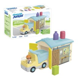 Set de juguetes Playmobil Junior Camión con Garaje Acción Aventura 1-4 años