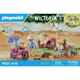 Set de juguetes Playmobil Wiltopia Refugio del Tejón Australiano