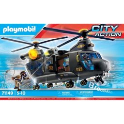 Helicóptero Playmobil City Action 71149 Multicolor 5-10 años