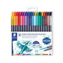 Rotuladores Staedtler 3001 Doble Punta Acuarelables 36 Colores