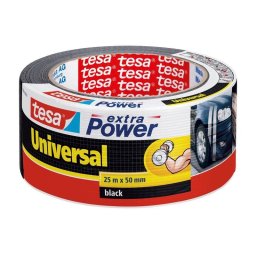 Cinta Adhesiva Tesa Extra Power Negro 25 m x 50 mm