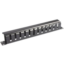 Panel de gestión de cables WP WPN-ACM-302-B 2U 19" Negro