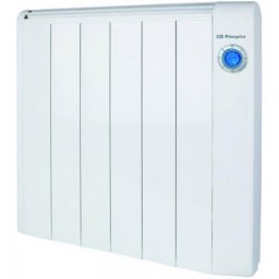 Radiador Eléctrico Orbegozo RRE 1000 1000W 6 Elementos Mando Blanco