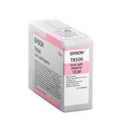 Cartucho de Tinta Epson T8506 Magenta Claro 80 ml Original