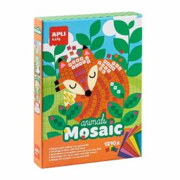 Juego de Mosaico APLI Kids Animales con Goma EVA Precortada
