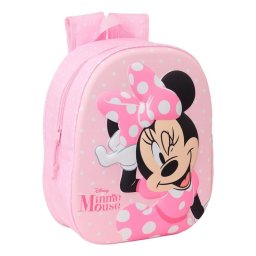 Mochila Safta Minnie Mouse City Backpack Rosa Chica 8.64L