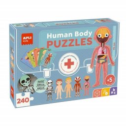Puzzle Educativo APLI Cuerpo Humano 240 Piezas +5 Años