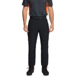 Trangoworld Pantalón largo de hombre Limoux . (XXL) Negro / Rojo