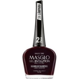 MASGLO Esmalte Gel Evolution Efecto Gel 13,5 ml . (13 ml) Sangre Toro