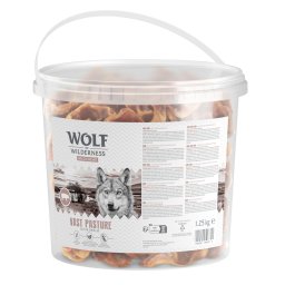 Músculos de orejas de cerdo "Vast Pasture" Wolf of Wilderness - 1,25 kg (caja de almacenamiento)