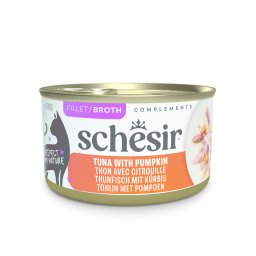 Schesir Complements en caldo 24 x 70 g - Pack ahorro - Atún con calabza